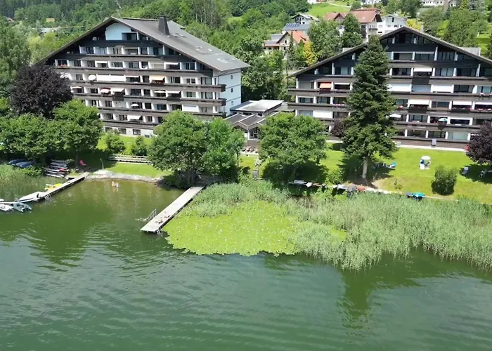 Διαμέρισμα Peter Seeblick Haus Haensel Gretel Am Ossiacher See, Hallenbad, Skiarena Gerlitzen